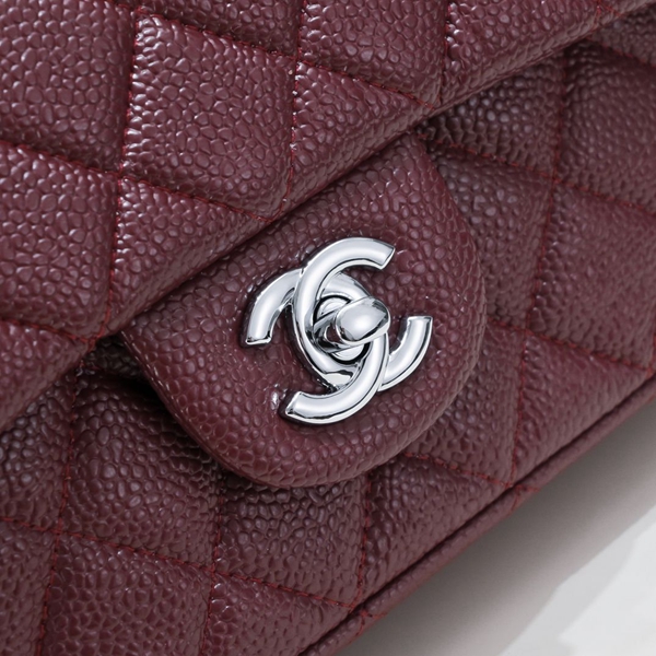 シャネルバッグ素材ディテール